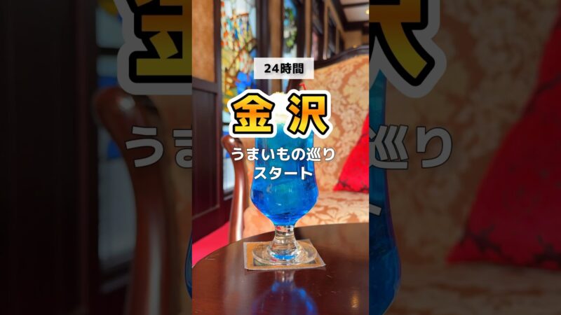 【24時間】金沢美味いもの巡り【女ひとり旅】 #ソロ活 #金沢 #北陸応援割