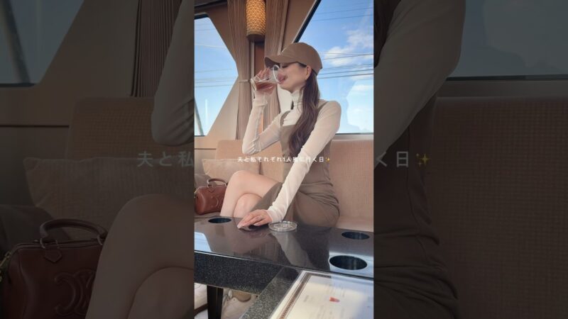 夫婦でそれぞれひとり旅に行ってきたよ♡私はスペーシアXで日光旅行に✨@tobu_weekend_trip#PR#日光#新型特急スペーシア#スペーシアX#電車旅#国内旅行#東武鉄道#日光#浅草#週末旅行