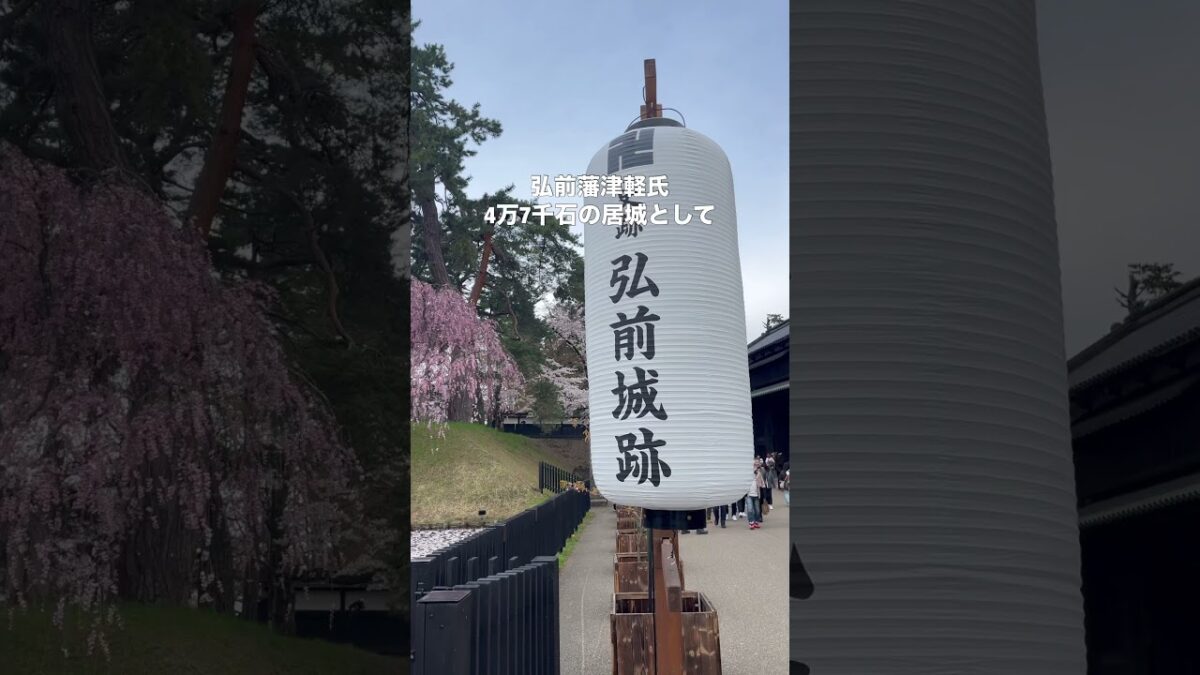 青森県弘前市『弘前城』日本百名城