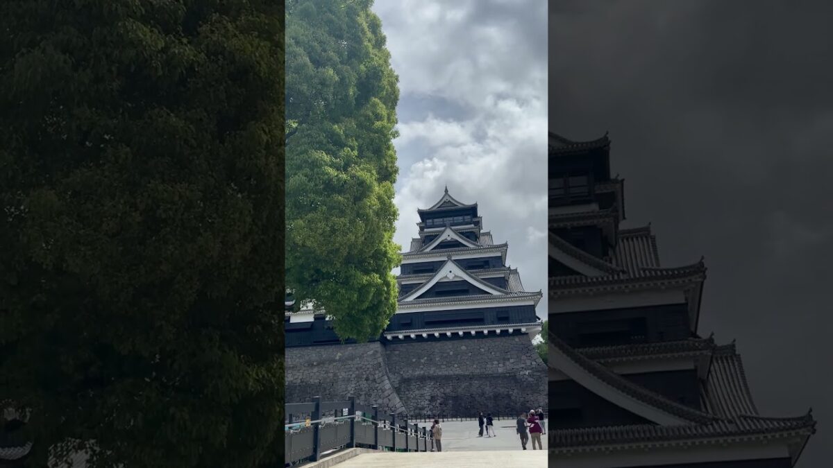 熊本城の絶景スポット　#熊本 #九州 #japan
