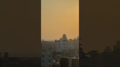 ホテルの窓から見える城は何城?#旅行 #travel