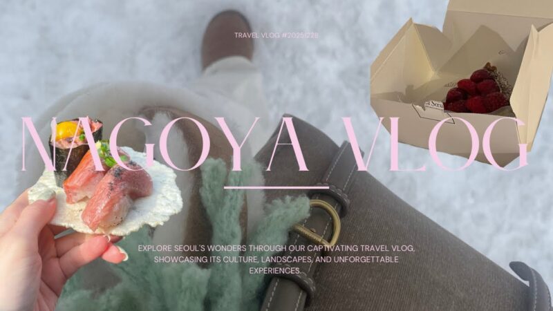 ［名古屋vlog］4泊5日名古屋旅行part2🧺白川郷の絶景☃️名古屋の展望台🛋️名古屋グルメ🍾