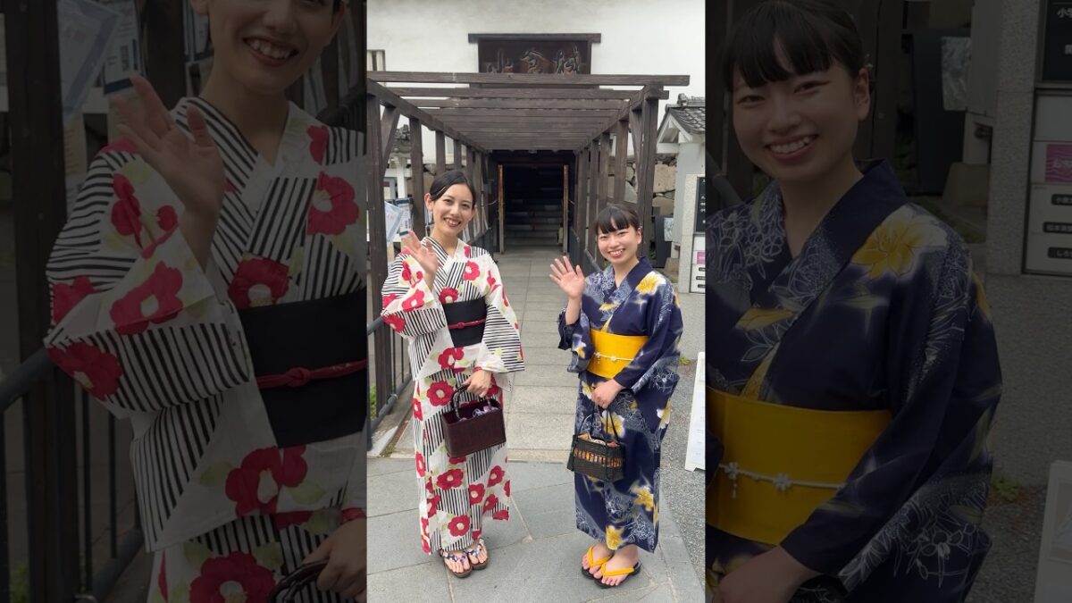 浴衣で小倉城　Enjoy Kokura Castle in a Yukata!  #旅行
