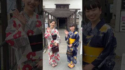 浴衣で小倉城　Enjoy Kokura Castle in a Yukata!  #旅行