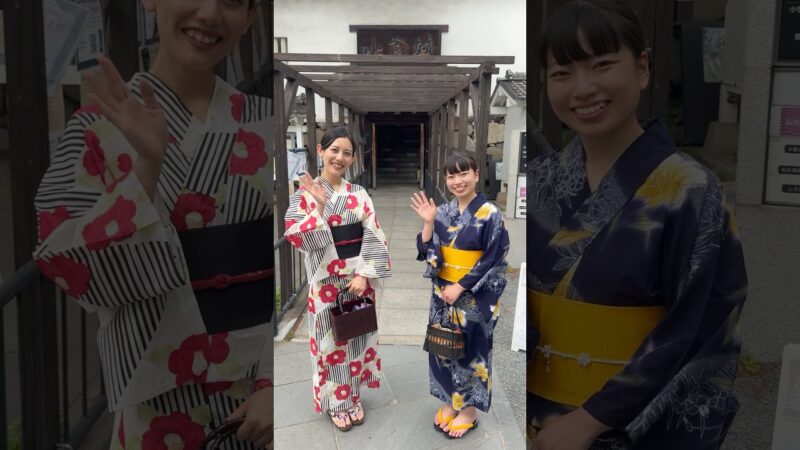 浴衣で小倉城 Enjoy Kokura Castle in a Yukata! #旅行