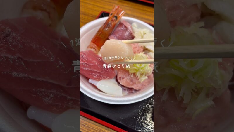 1泊2日車なし！青森ひとり旅🍎 #ひとり旅