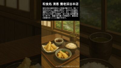 東京から90分！養老渓谷で心洗われる旅！滝・ローカル線・古民家そば・秘湯黒湯の癒し巡り #Shorts
