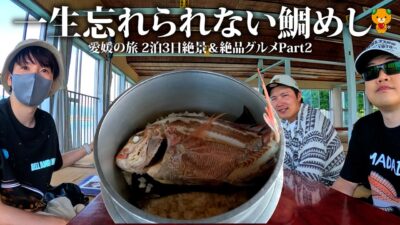 海の見える駅「下灘駅」と難攻不落の城「松山城」、絶品「北条鯛めし」 #PR #愛媛