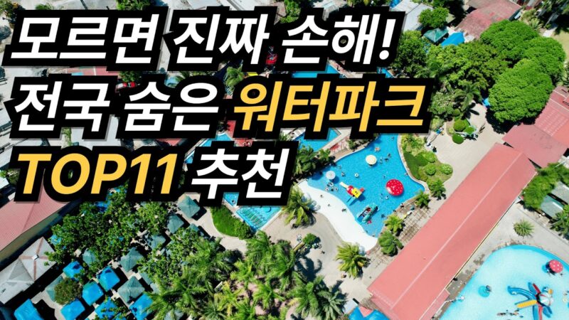 여름에 꼭 가봐야할 워터파크 추천 TOP 11｜가족 연인 지역별 가이드