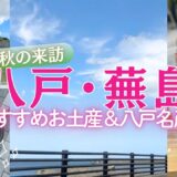 【八戸・蕪島】初秋の海と名産をめぐる✨9月のゆる旅