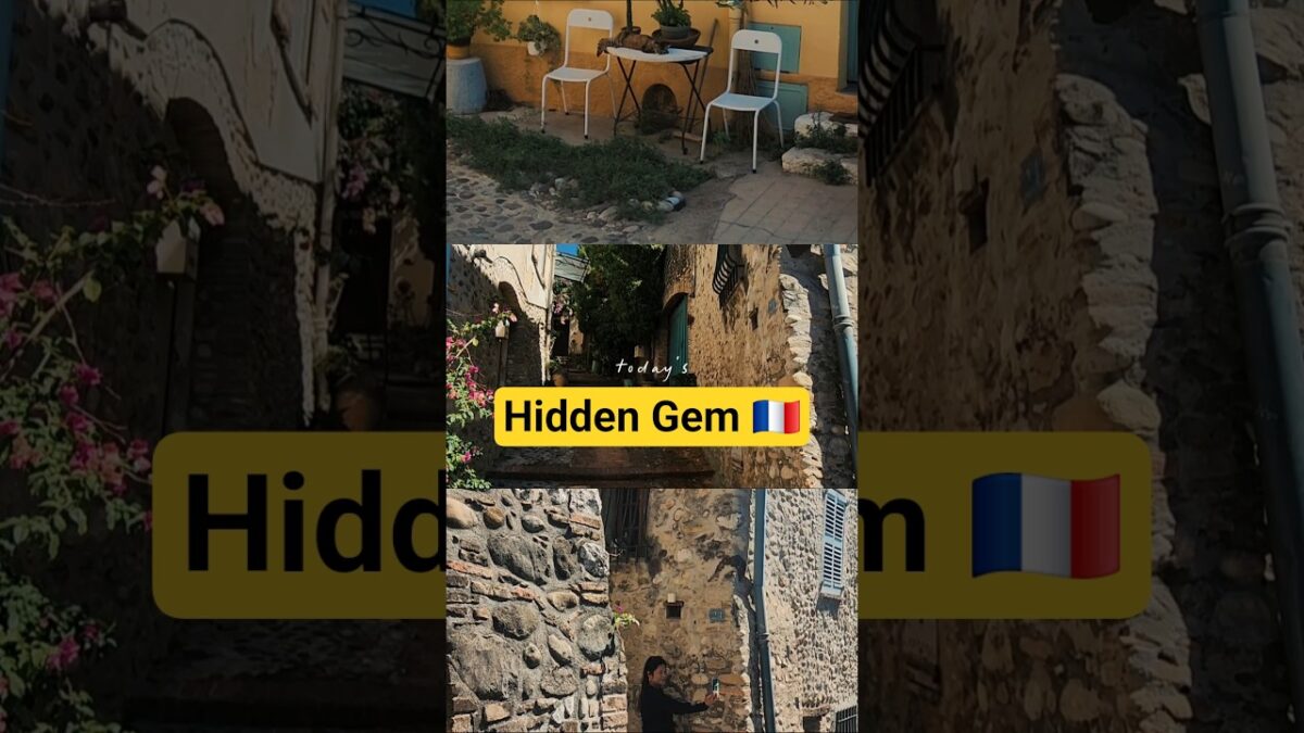 Hidden Gem France 🇫🇷 | Haut-de-Cagnes Travel #shorts