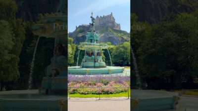 Princes Street Gardens Edinburgh 4K 🍃