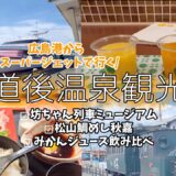 【愛媛・道後温泉ひとり旅】広島港からスーパージェットで行く愛媛県松山市！道後温泉街で食べて飲んで松山満喫のたび【至近距離のデュアルライフができる街】