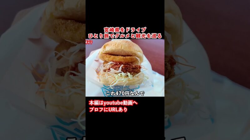 【宮﨑観光1人旅】絶景ランチ！宮崎のグルメと観光を楽しむドライブ旅行が最高だった #旅行vlog #ひとり旅 #宮﨑