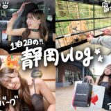 【1泊2日vlog】4年ぶりのノープラン静岡旅行🚗思い出の場所を巡ったらエモすぎて緊急でお泊まり決定！！