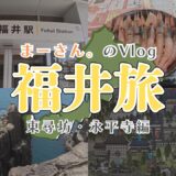 【福井弾丸旅Vlog】大阪から日帰り！？絶景東尋坊と荘厳な永平寺、海の幸満喫の旅！