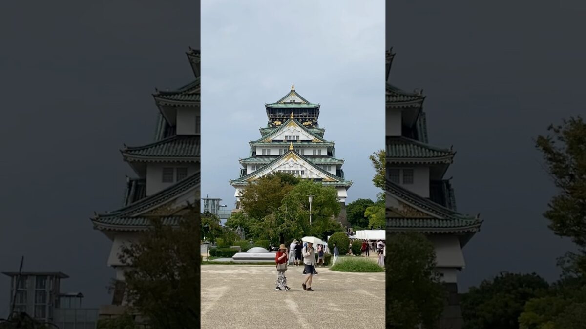 【家族Vlog】歴史と絶景が融合！大阪城ショートツアー 大阪府