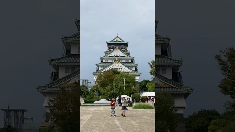 【家族Vlog】歴史と絶景が融合！大阪城ショートツアー 大阪府