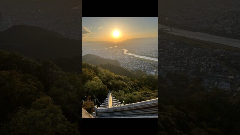 夕方の岐阜城#旅行#shorts