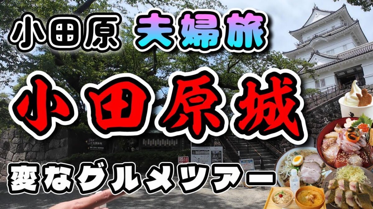 【小田原城】城下町夫婦旅! トリシティで行く変なグルメツアー