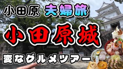 【小田原城】城下町夫婦旅! トリシティで行く変なグルメツアー