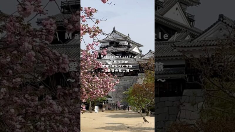 朝イチで松山城！！ / #女子ひとり旅 #愛媛旅行 #愛媛ひとり旅