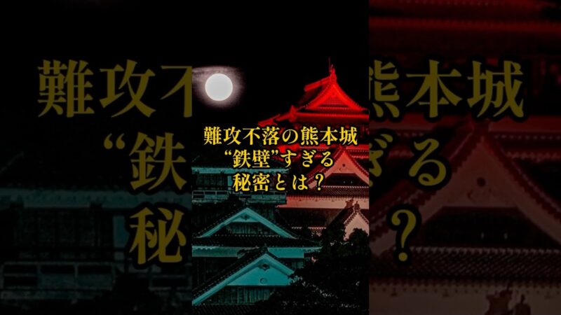 【お城・観光・グルメ】熊本県：熊本城の紹介#旅行 #お城 #観光 #グルメ