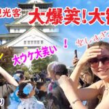 【リアルな海外の反応】外国人観光客びっくり!!日本の城が楽しすぎる!!大阪城 秋祭り　まだまだ絶景紅葉！#豊国神社 #ミライザ #osaka #castle